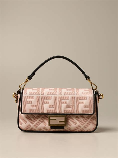 fendi pink terry cloth bag|Fendi designer handbags.